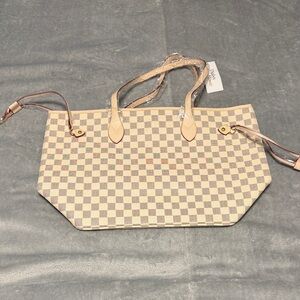 Checkered Tote Bag